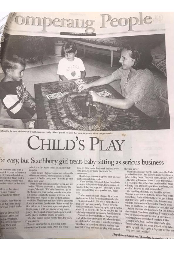 Shari Dell Landa Babysitting